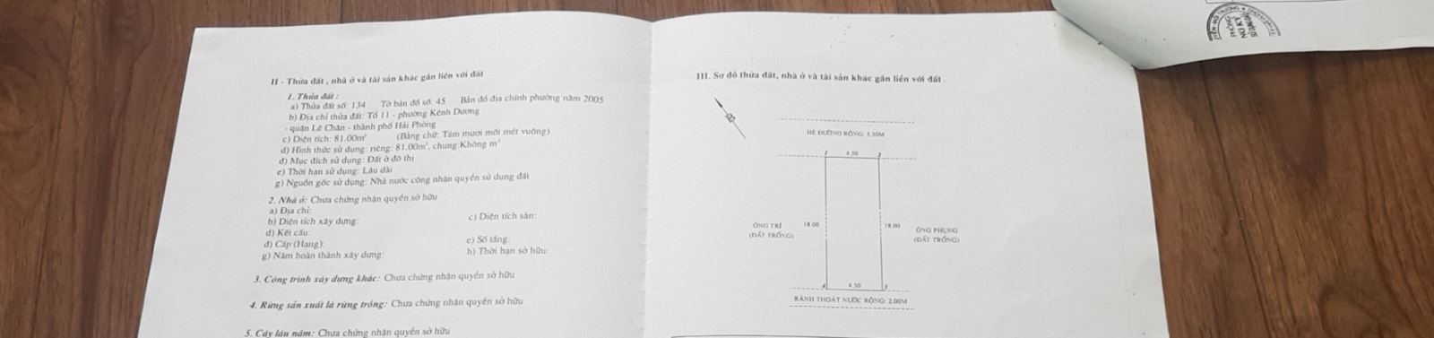 Siêu phẩm mặt đường Trại Lẻ - Kênh Dương - Lê Chân 